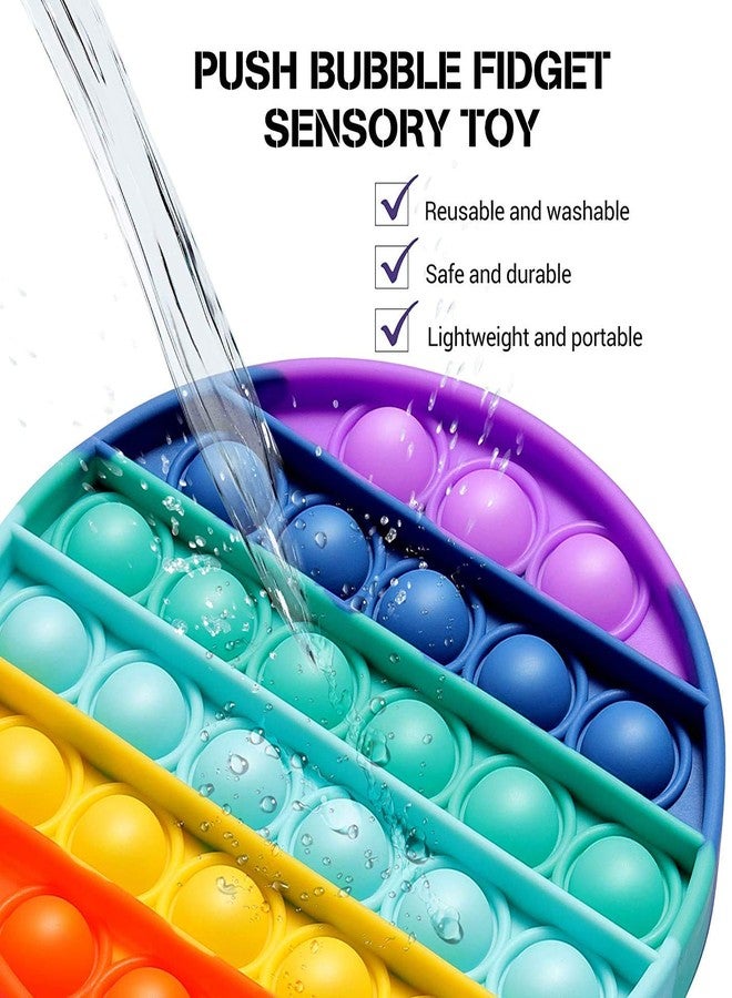 AKRIZA Fidget Toys That Fully Pop Autism Special Needs Push Pop Bubble Fidget Sensory Toy Great Fidget Sensory Toys Silicone Stress Relief - Image 5